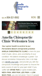 Mobile Screenshot of ameliachiropracticclinic.com